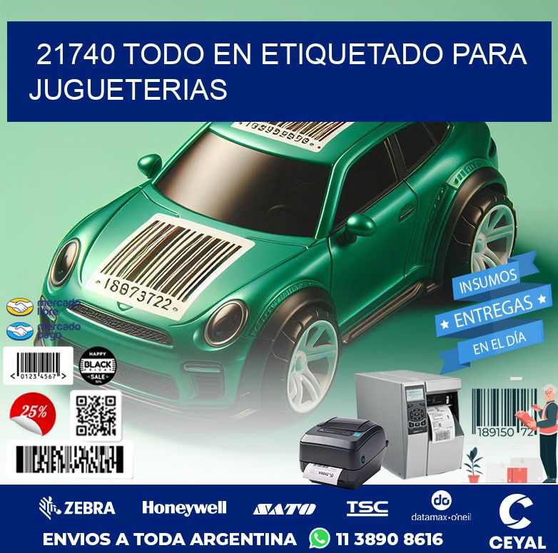 21740 TODO EN ETIQUETADO PARA JUGUETERIAS
