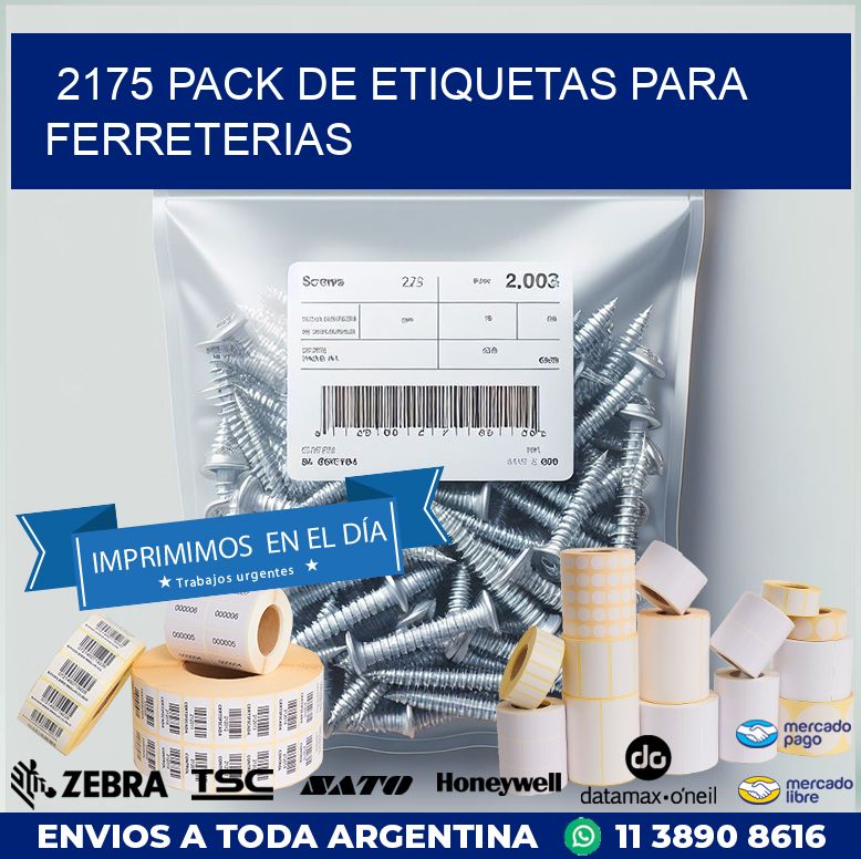 2175 PACK DE ETIQUETAS PARA FERRETERIAS