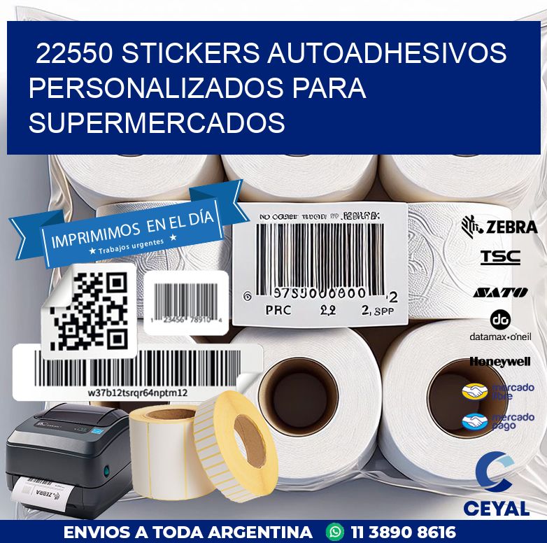 22550 STICKERS AUTOADHESIVOS PERSONALIZADOS PARA SUPERMERCADOS