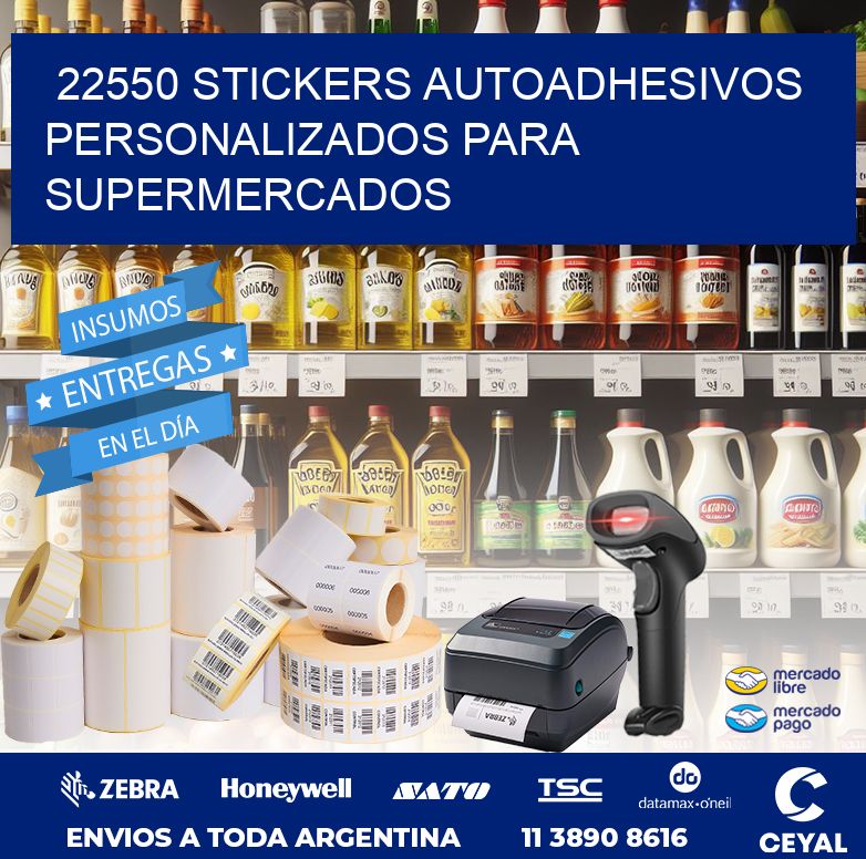 22550 STICKERS AUTOADHESIVOS PERSONALIZADOS PARA SUPERMERCADOS