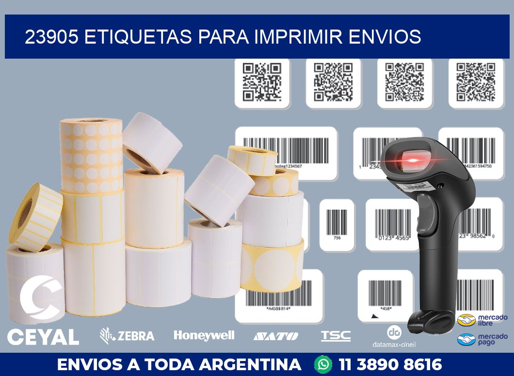 23905 ETIQUETAS PARA IMPRIMIR ENVIOS