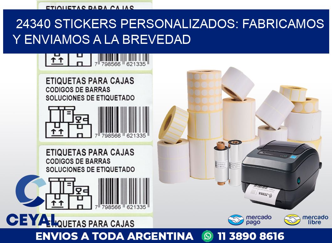 24340 STICKERS PERSONALIZADOS: FABRICAMOS Y ENVIAMOS A LA BREVEDAD