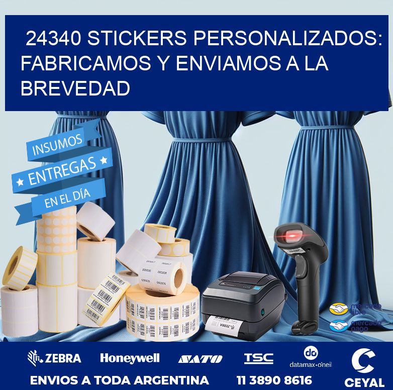 24340 STICKERS PERSONALIZADOS: FABRICAMOS Y ENVIAMOS A LA BREVEDAD