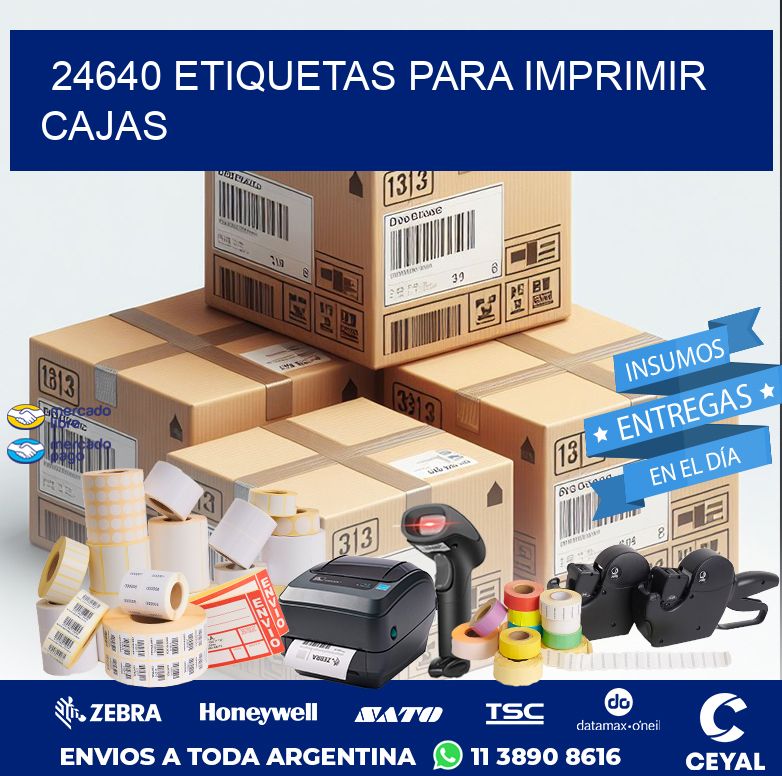 24640 ETIQUETAS PARA IMPRIMIR CAJAS