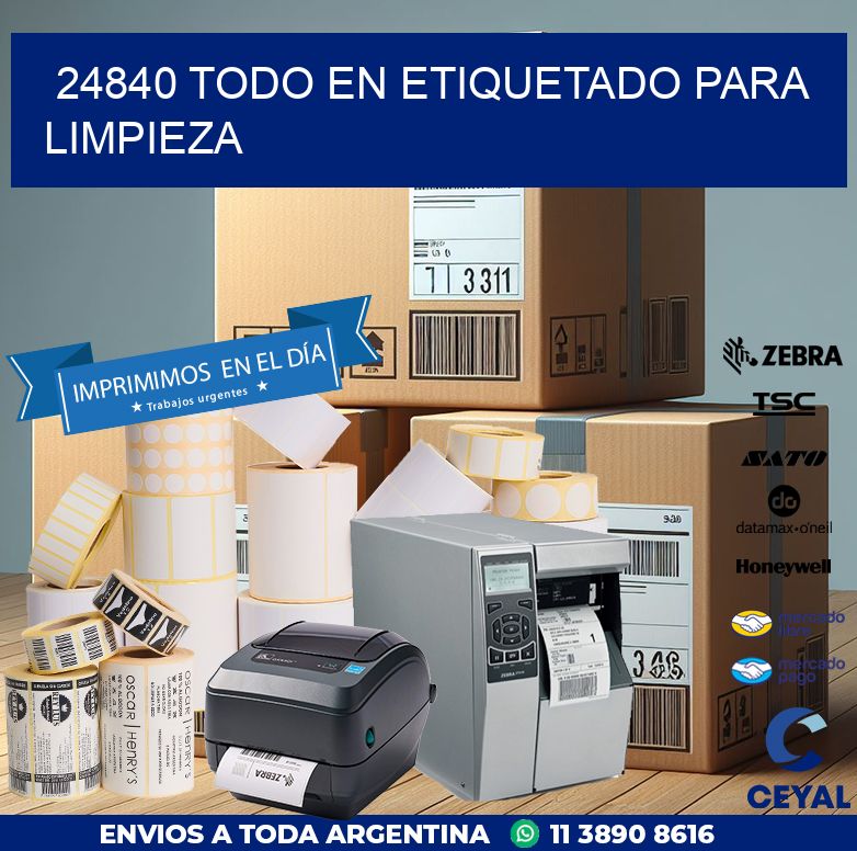 24840 TODO EN ETIQUETADO PARA LIMPIEZA