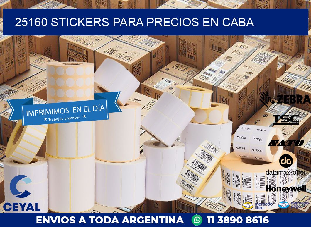 25160 STICKERS PARA PRECIOS EN CABA