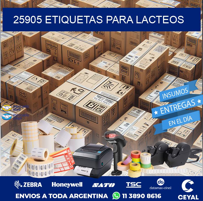 25905 ETIQUETAS PARA LACTEOS