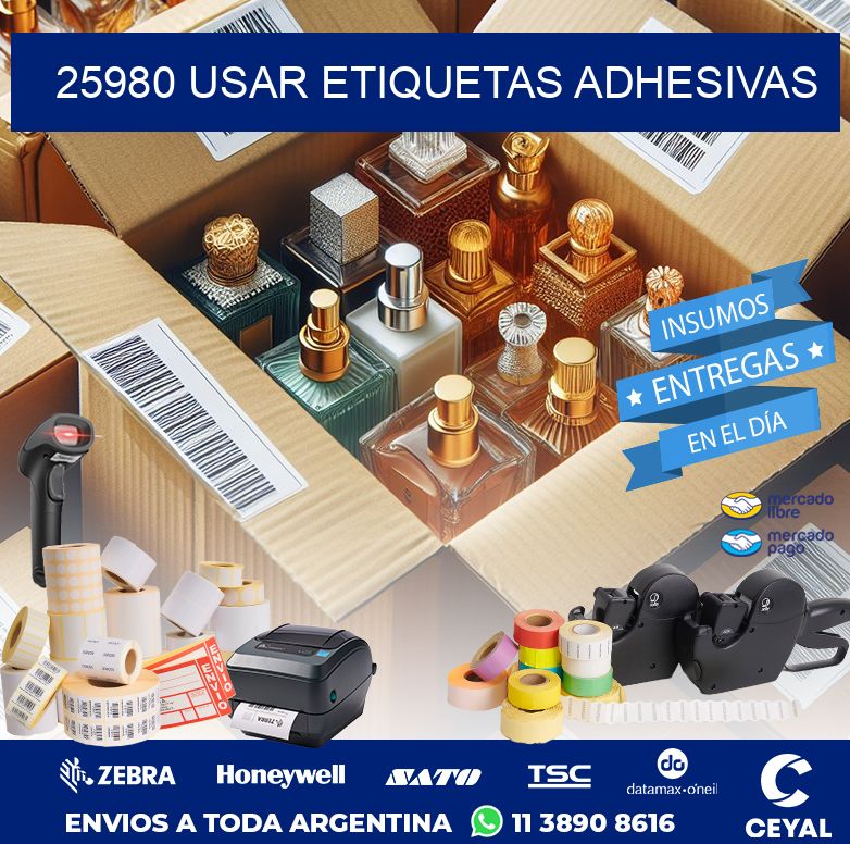 25980 USAR ETIQUETAS ADHESIVAS