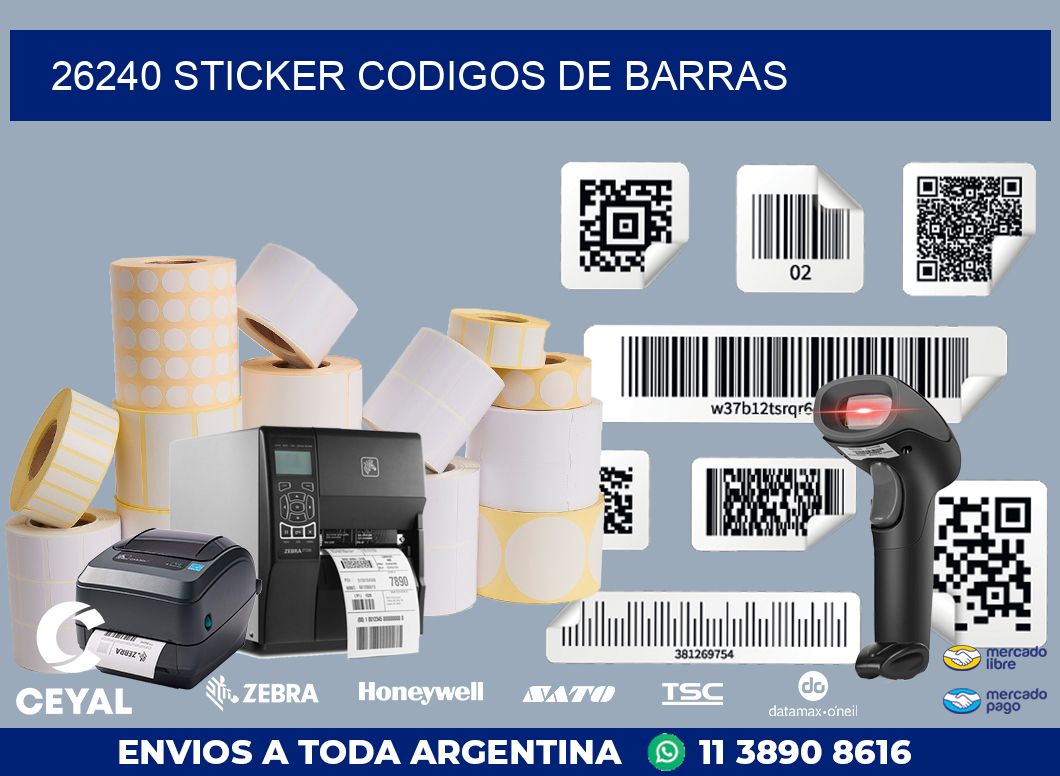 26240 STICKER CODIGOS DE BARRAS