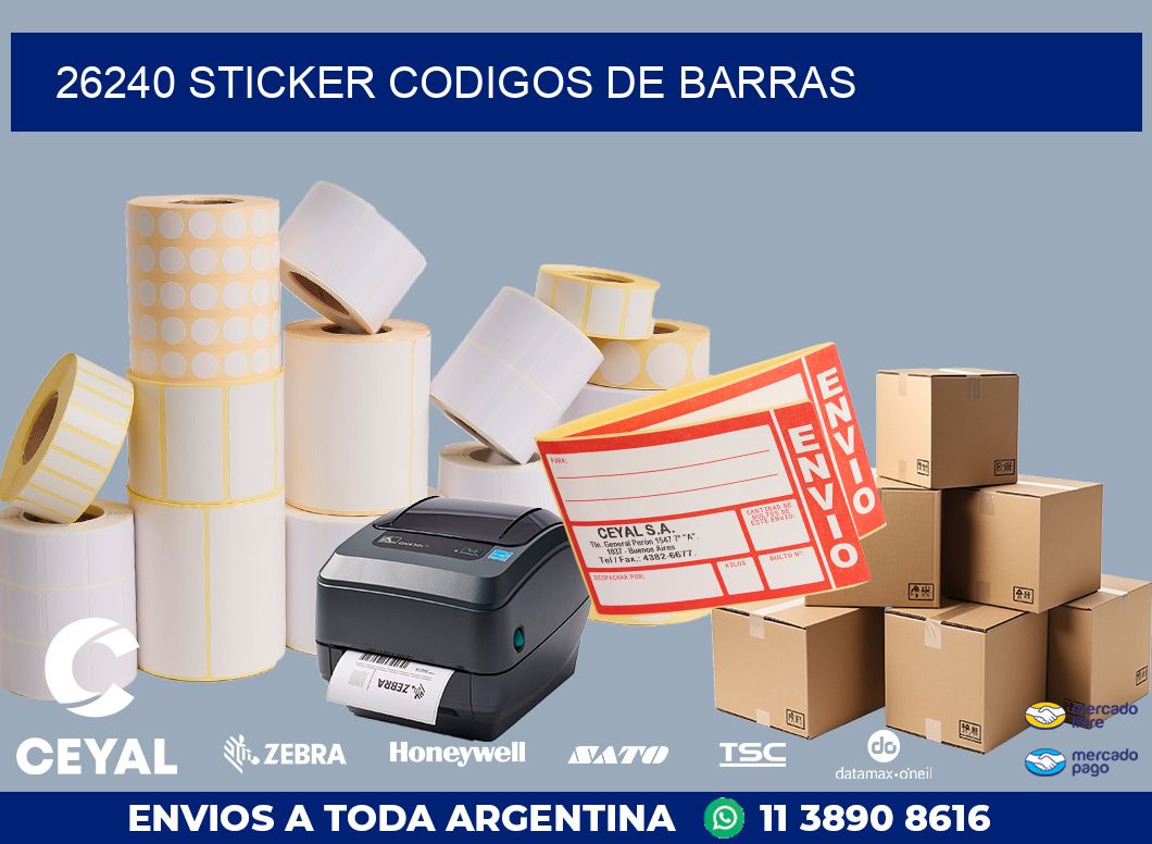 26240 STICKER CODIGOS DE BARRAS
