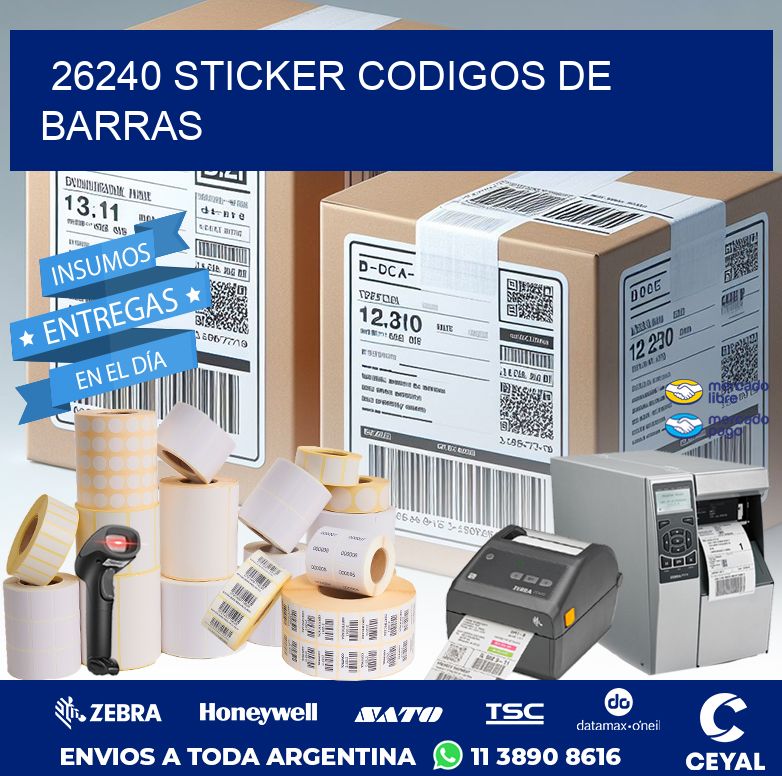 26240 STICKER CODIGOS DE BARRAS