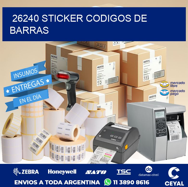 26240 STICKER CODIGOS DE BARRAS