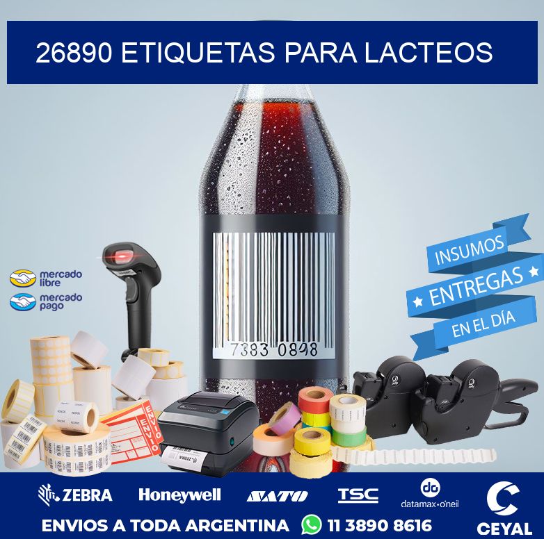 26890 ETIQUETAS PARA LACTEOS