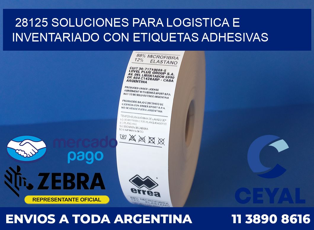 28125 SOLUCIONES PARA LOGISTICA E INVENTARIADO CON ETIQUETAS ADHESIVAS
