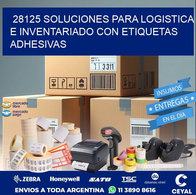 28125 SOLUCIONES PARA LOGISTICA E INVENTARIADO CON ETIQUETAS ADHESIVAS