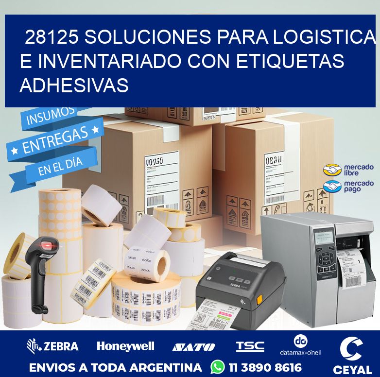 28125 SOLUCIONES PARA LOGISTICA E INVENTARIADO CON ETIQUETAS ADHESIVAS