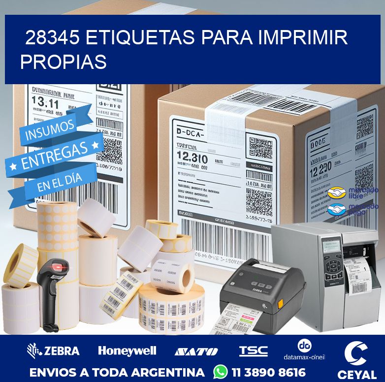 28345 ETIQUETAS PARA IMPRIMIR PROPIAS