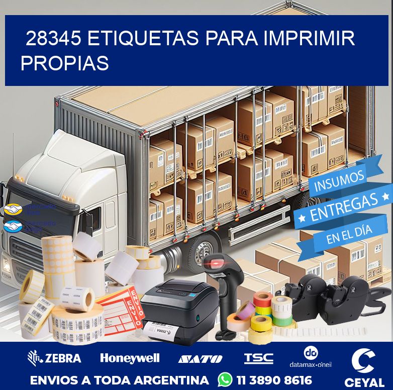 28345 ETIQUETAS PARA IMPRIMIR PROPIAS
