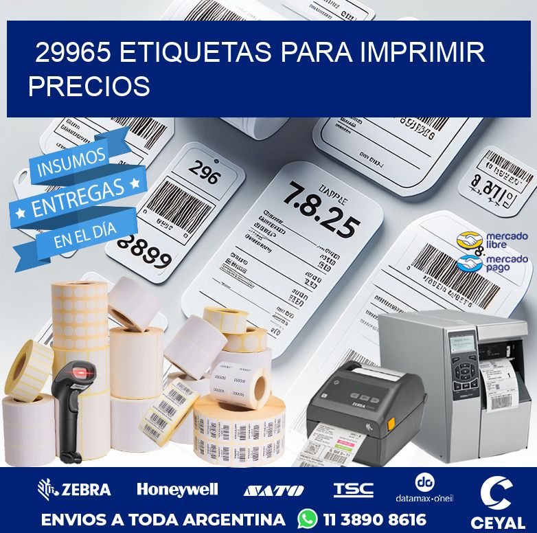 29965 ETIQUETAS PARA IMPRIMIR PRECIOS
