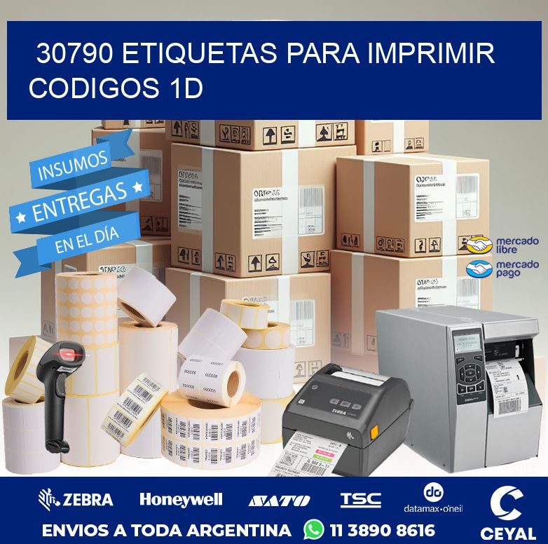 30790 ETIQUETAS PARA IMPRIMIR CODIGOS 1D