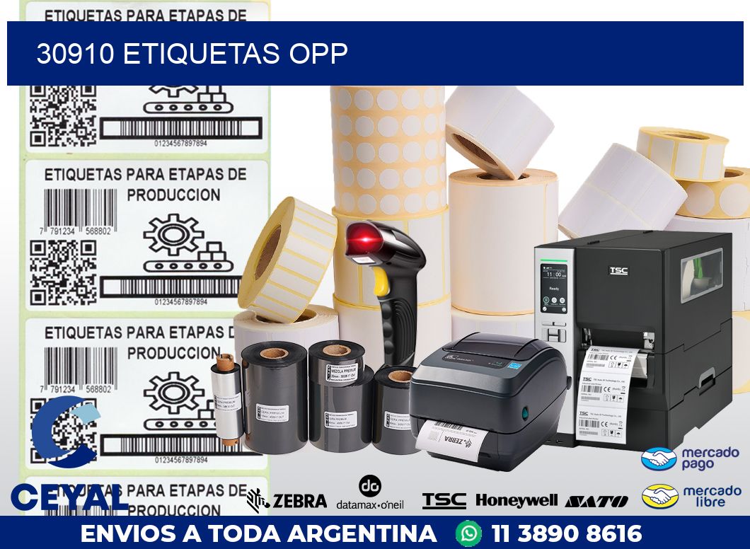 30910 ETIQUETAS OPP