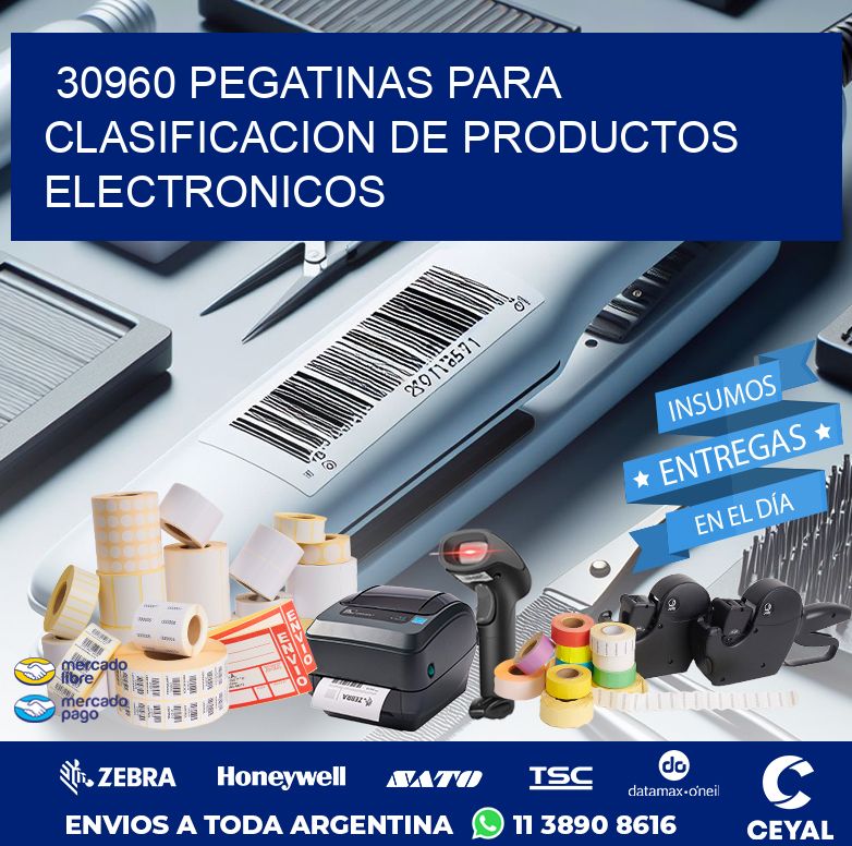 30960 PEGATINAS PARA CLASIFICACION DE PRODUCTOS ELECTRONICOS