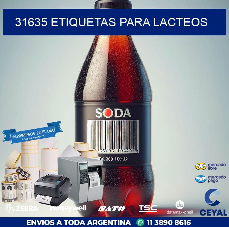31635 ETIQUETAS PARA LACTEOS
