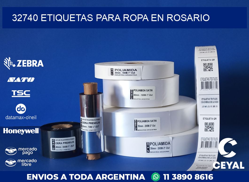 32740 ETIQUETAS PARA ROPA EN ROSARIO