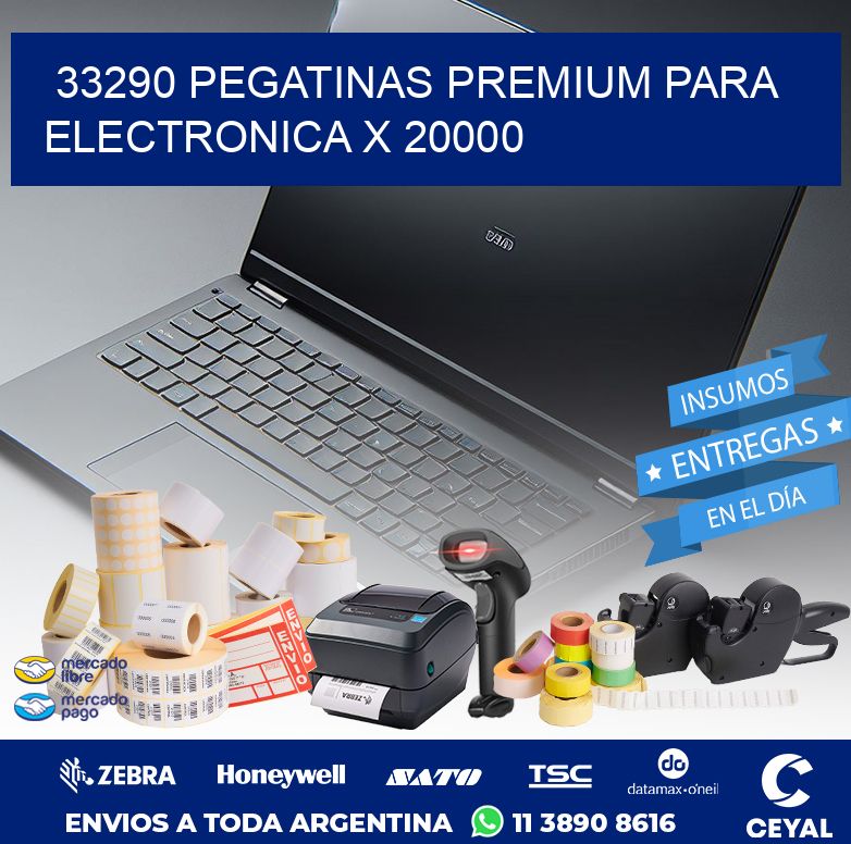 33290 PEGATINAS PREMIUM PARA ELECTRONICA X 20000