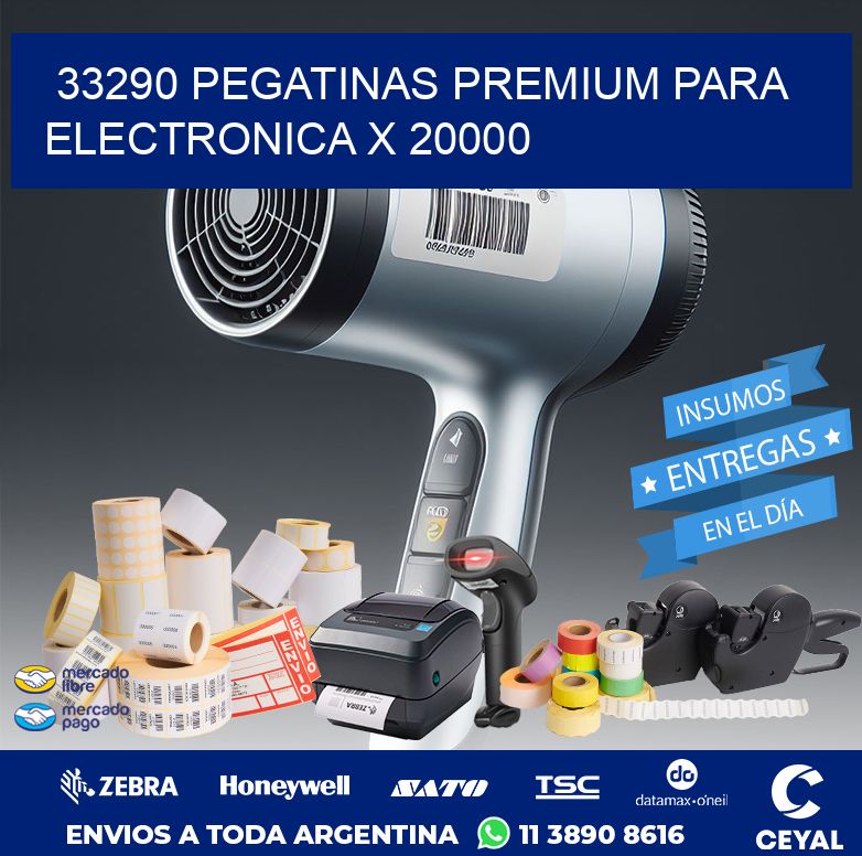 33290 PEGATINAS PREMIUM PARA ELECTRONICA X 20000