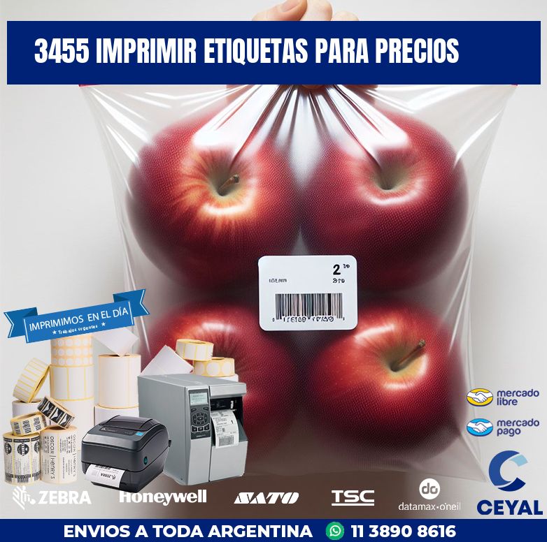 3455 IMPRIMIR ETIQUETAS PARA PRECIOS