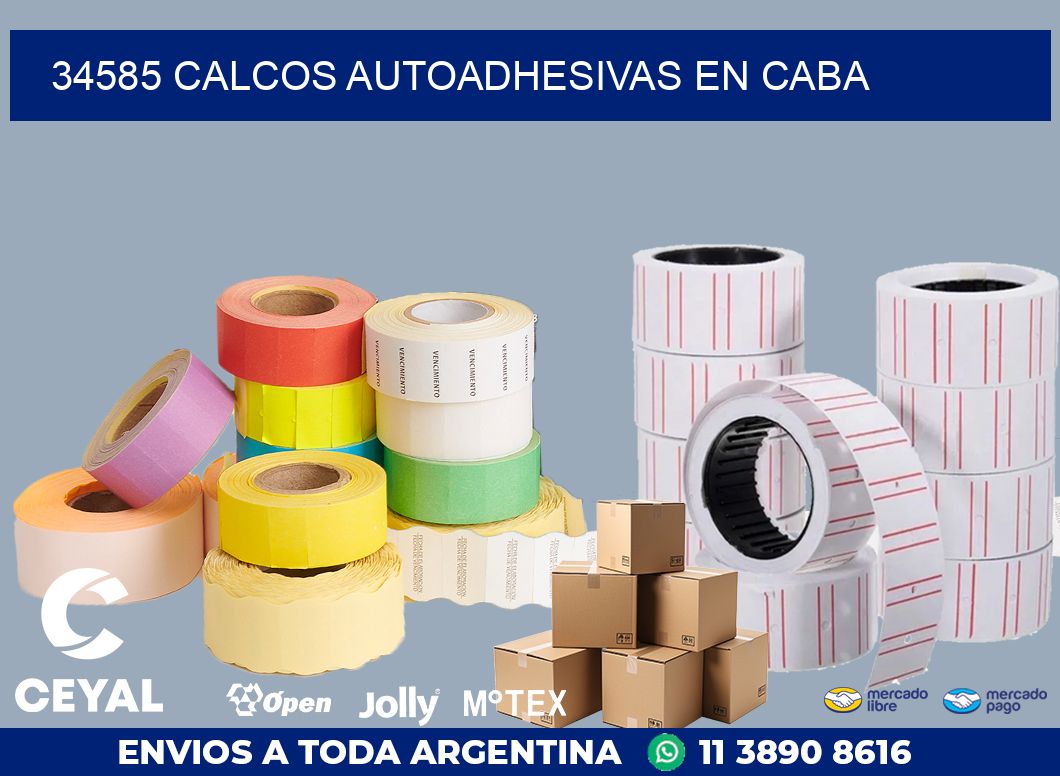 34585 CALCOS AUTOADHESIVAS EN CABA