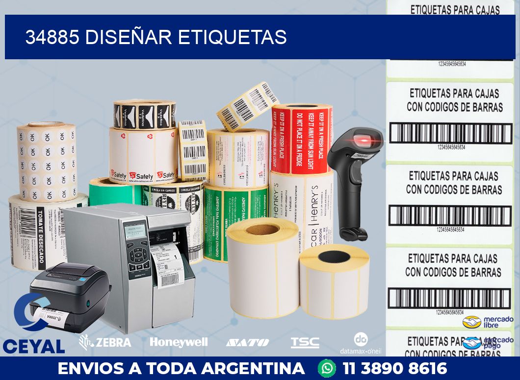 34885 DISEÑAR ETIQUETAS