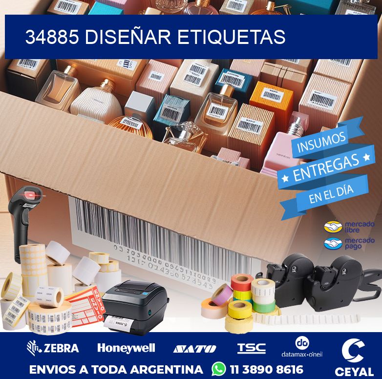 34885 DISEÑAR ETIQUETAS