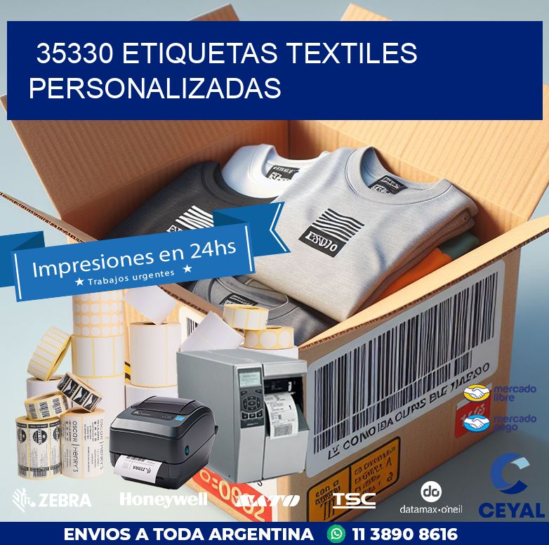 35330 ETIQUETAS TEXTILES PERSONALIZADAS