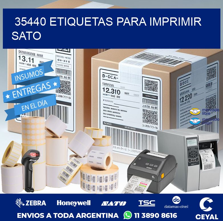 35440 ETIQUETAS PARA IMPRIMIR SATO