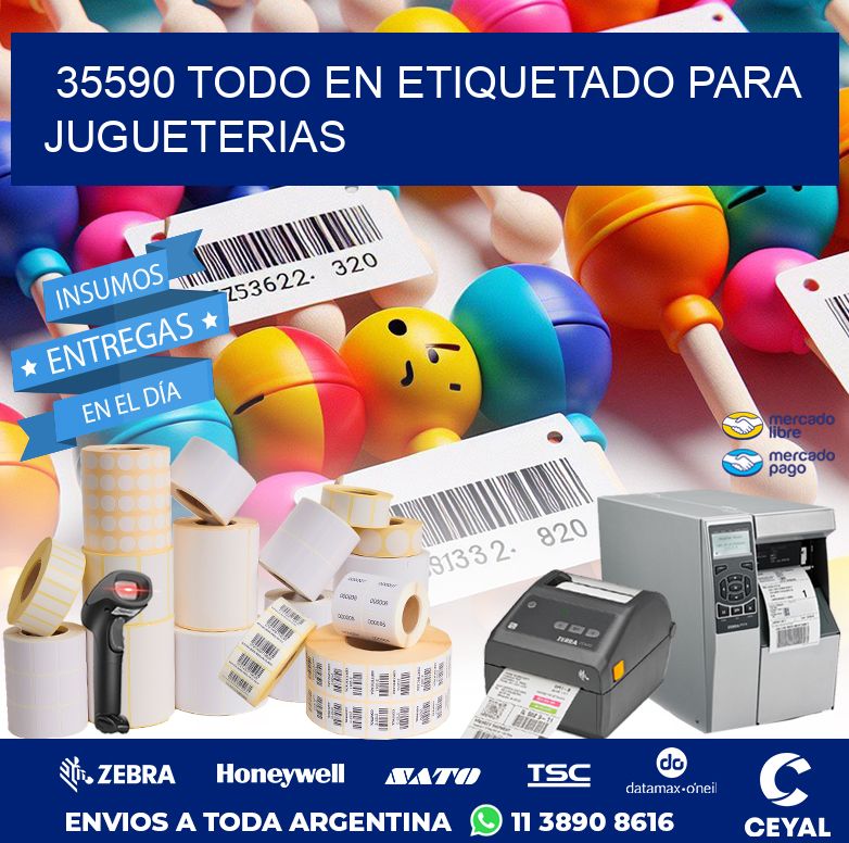 35590 TODO EN ETIQUETADO PARA JUGUETERIAS
