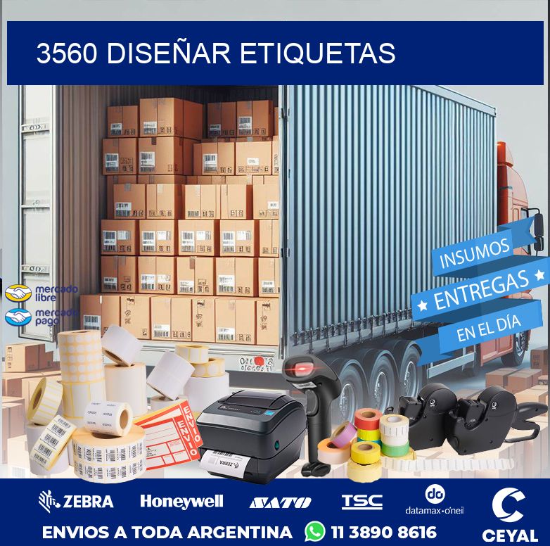 3560 DISEÑAR ETIQUETAS