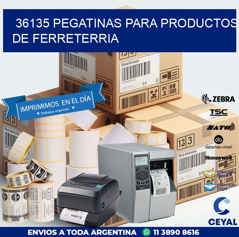 36135 PEGATINAS PARA PRODUCTOS DE FERRETERRIA
