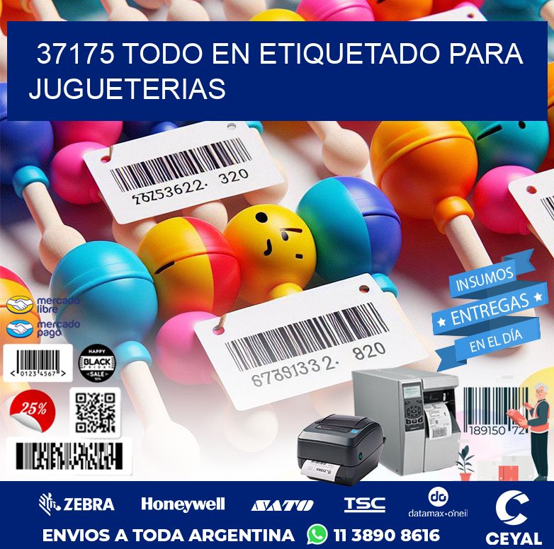 37175 TODO EN ETIQUETADO PARA JUGUETERIAS
