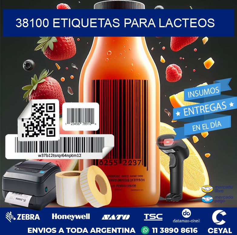 38100 ETIQUETAS PARA LACTEOS