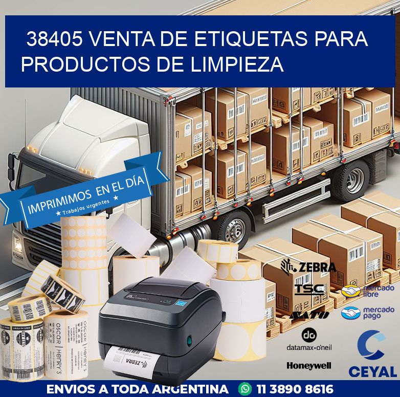 38405 VENTA DE ETIQUETAS PARA PRODUCTOS DE LIMPIEZA