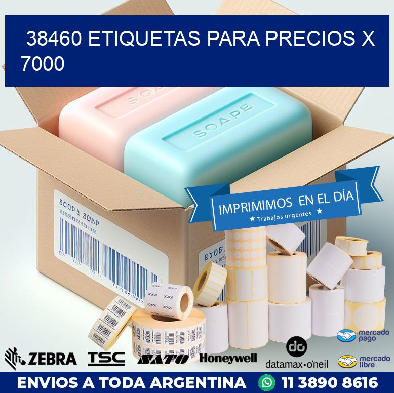 38460 ETIQUETAS PARA PRECIOS X 7000