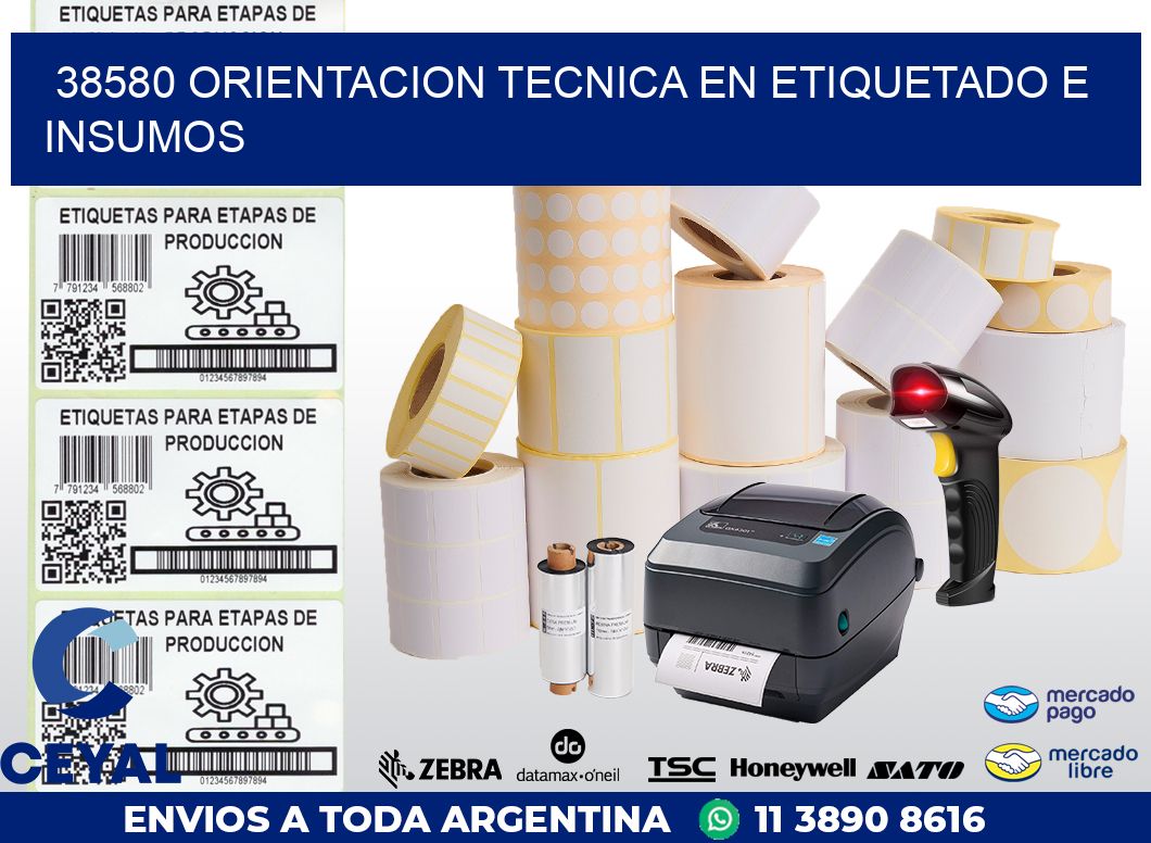 38580 ORIENTACION TECNICA EN ETIQUETADO E INSUMOS
