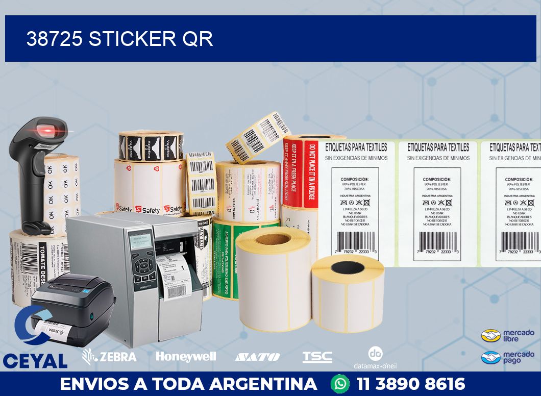 38725 STICKER QR
