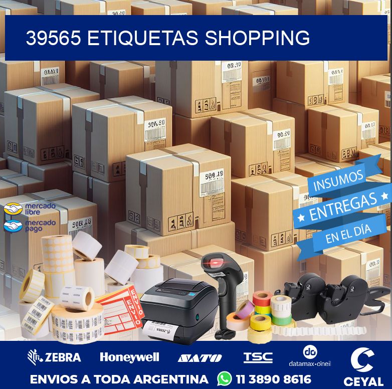 39565 ETIQUETAS SHOPPING