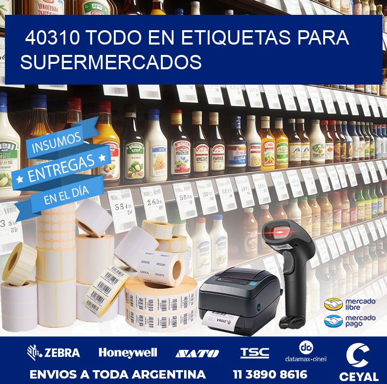 40310 TODO EN ETIQUETAS PARA SUPERMERCADOS