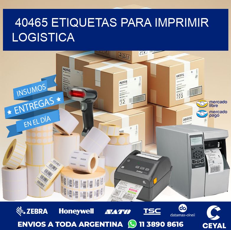 40465 ETIQUETAS PARA IMPRIMIR LOGISTICA