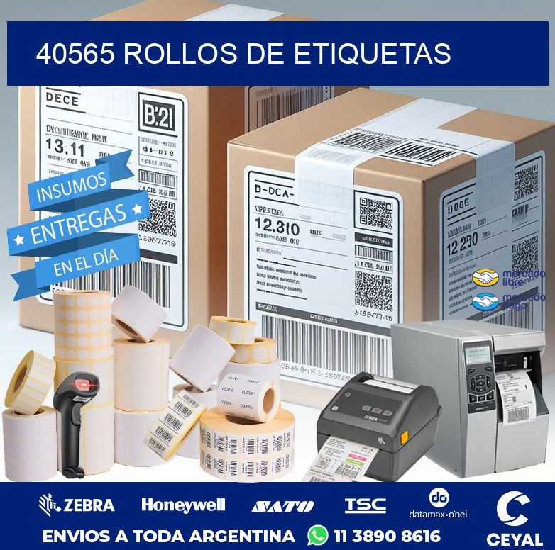 40565 ROLLOS DE ETIQUETAS