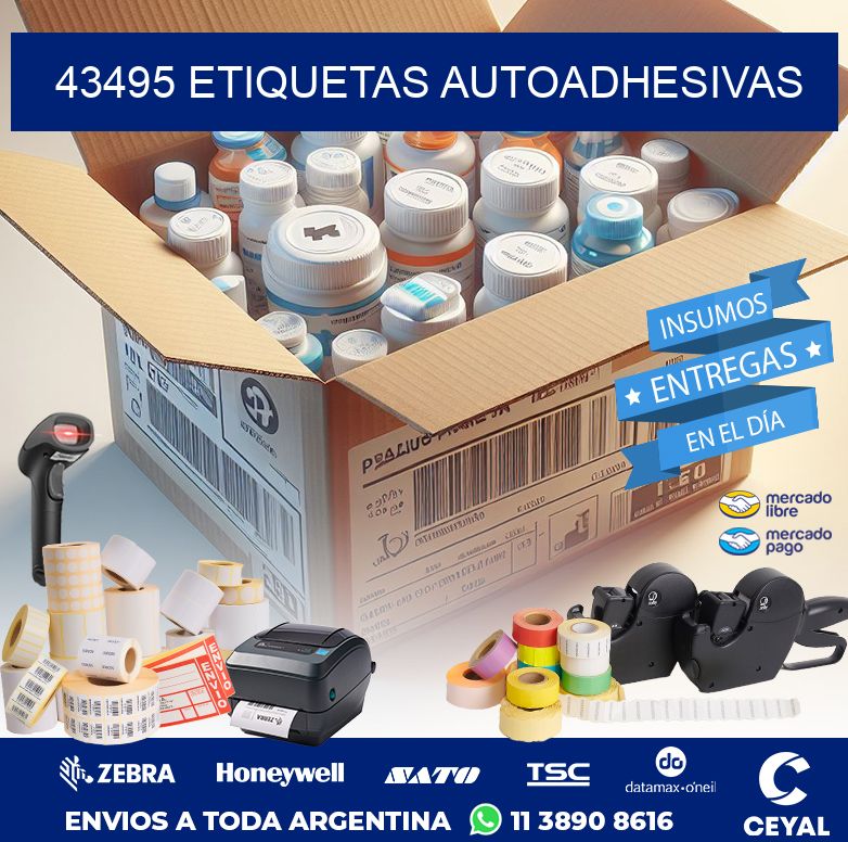 43495 ETIQUETAS AUTOADHESIVAS
